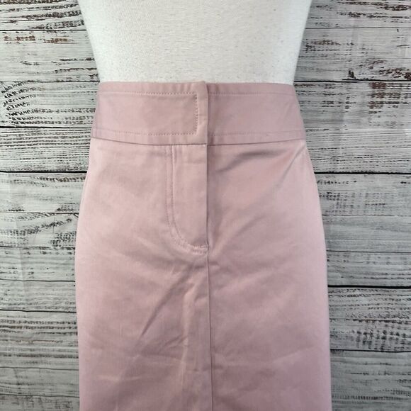 J. Crew Skirt size 6 Lilac Purple Straight Pencil Knee Stretch Casual Slim - Picture 3 of 8
